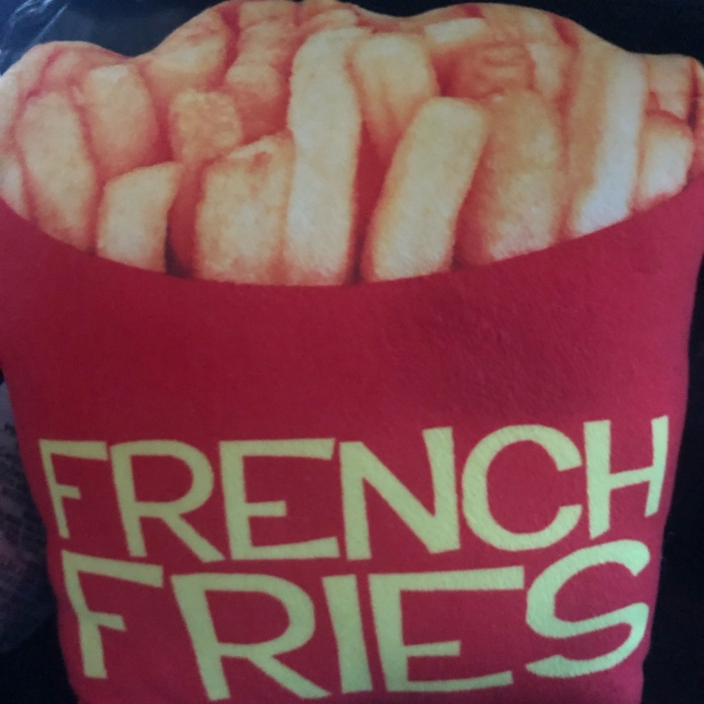Expressions French Fries Plush Throw Pillow - Picture 5 of 5
